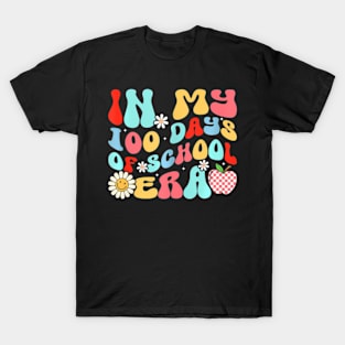 In My 100 Days Of School Era Teacher Kids 100 Days Smarter T-Shirt
